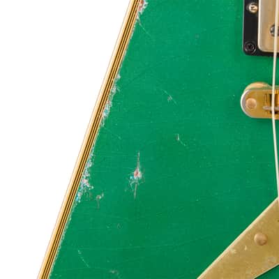 NEW! Gibson Custom Flying V Custom - Teal Sparkle Murphy Lab Heavy Aged - 2026 Custom Collection - Limited Edition - Authorized Dealer - Pre-Order image 9