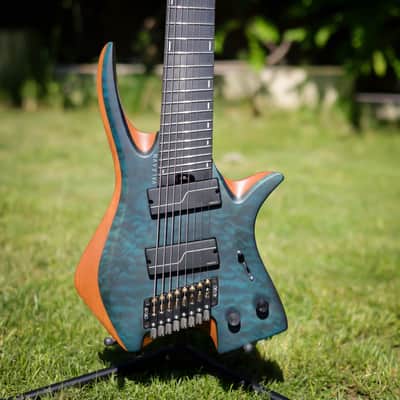Valravn Headless 8 string 2022 Sea Green image 2