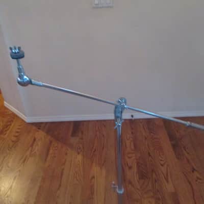 Pearl Vintage Long Boom Arm Cymbal Stand W/Counter Weight, 1970s Or 80s image 2