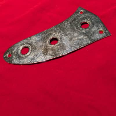 (#B83) Fender 1960's Jaguar Controls Plate image 1
