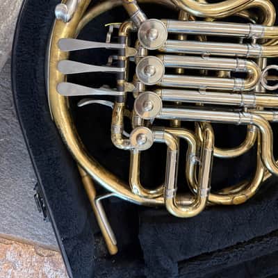 C. G. Conn 6D Double French horn. Made in USA image 2