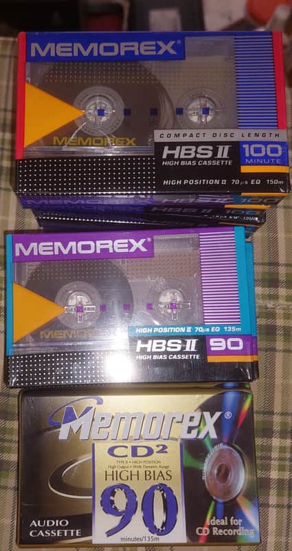 Ten Memorex Type II Hi Bias Cassette Tapes image 1