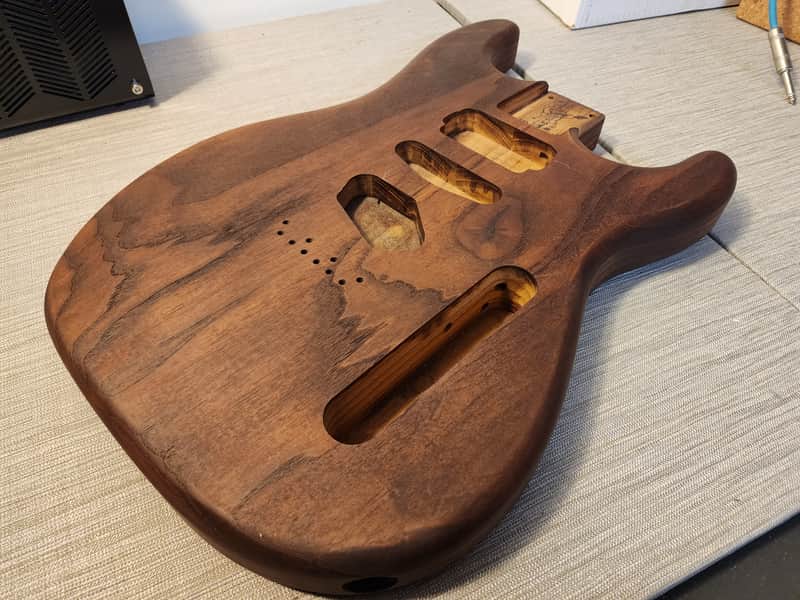 Warmoth Swamp Ash Strat Body with Tele top rout image 1