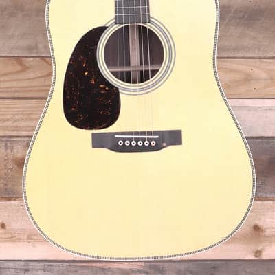 Martin HD-28 Left-Handed Acoustic Guitar Natural w/ Case image 1