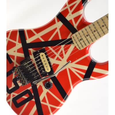 Vintage 80s Pre-Copyright Kramer Baretta with Custom EVH 5150 Van Halen Paint Job image 3