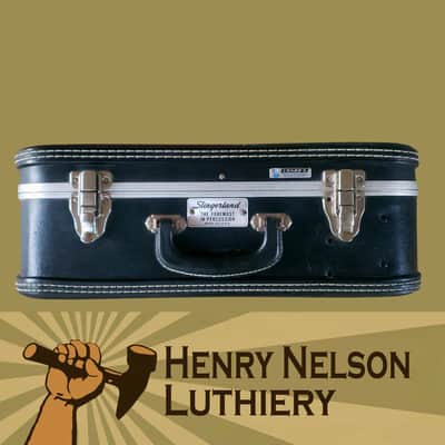 Slingerland Snare Case, 5x14, 2 Compartment, Niles Badge Vintage 1960s image 7