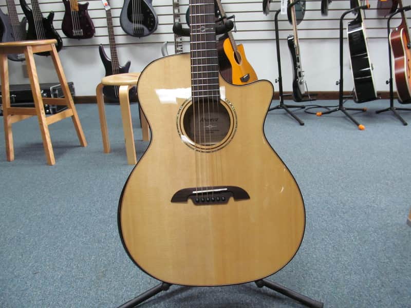 Alvarez AEG80ce Armrest Artist Elite Series Acoustic Electric Guitar - Natural image 1
