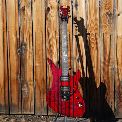 Schecter DIAMOND SERIES Synyster Gates Standard Plus   Transparent Deep Red 6-String Electric Guitar image 3