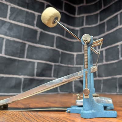 Slingerland Vintage AA Single Bass Drum Pedal Late 50s to Early 60s - Blue Lacquer image 5