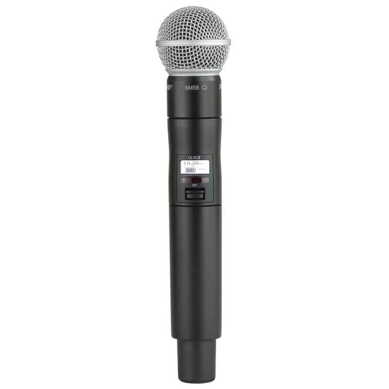 Shure ULXD2/SM58 Handheld Transmitter with SM58 Mic Capsule – for ULX-D Digital Wireless Systems, Receiver Sold Separately | G57 Band (ULXD2/SM58=-G57) image 1