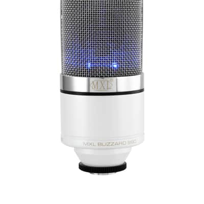 MXL BLIZZARD-990 Blizzard 990 Side Address Condenser Microphone with Blue LED *Limited Edition* image 2