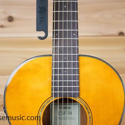 Yamaha CSF-TA TransAcoustic Parlor - Vintage Natural image 3