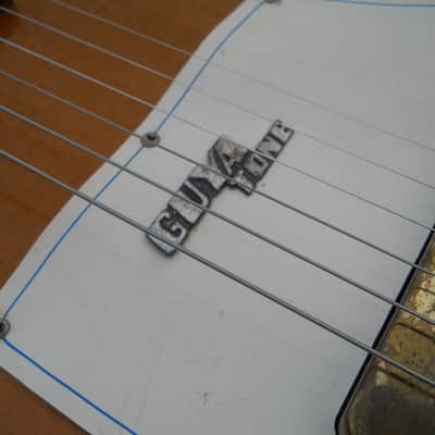 Vintage 60's Guyatone LG40 Original And Complete With Case, Natural, VGC, RARE! image 7