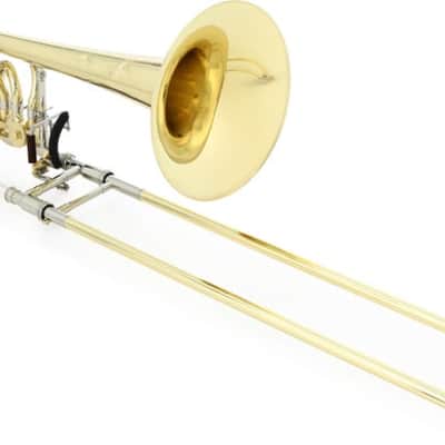 S.E. Shires TBQ36YR Bass Trombone - QII Taper Bell - Independent Rotors -Clear Lacquer image 3