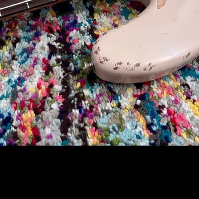 Upgraded Fender Flea Jazz Bass (Shell Pink, Road Worn) + Deluxe Case + Custom Features image 9