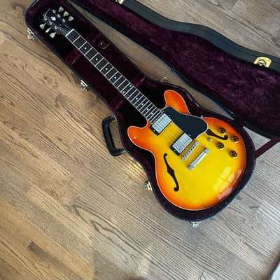 2006 Gibson Custom Shop CS-336 Figured Top - Tangerine Burst OHSC Mint image 1