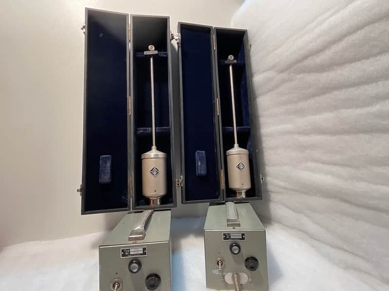 NEUMANN MM3 MATCHED #161#162 TUBE TELEUNKEN AC 701K vintage image 1
