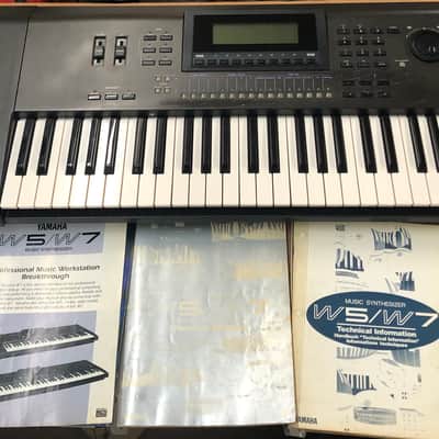 Yamaha W7 Synthesizer 1994 - Black - Made in Japan