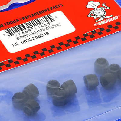 Fender USA Strat Knob Spacer Bushings, x12, 0033206049 image 1
