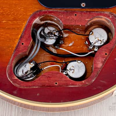 1983 Greco Mint Collection EGC68-50 Custom Cherry Sunburst w/ Screamin PAFs, Japan Fujigen image 15