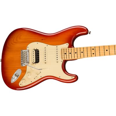 Fender American Professional II Strat MN HSS (Sienna Sunburst) - Electric Guitar image 3