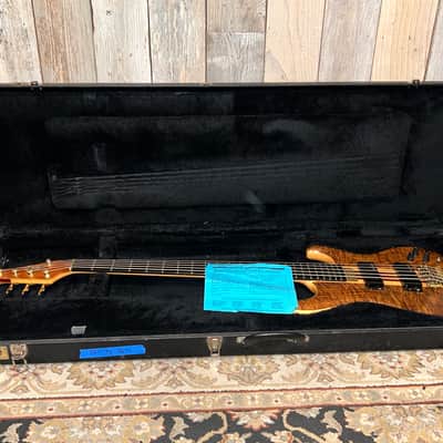 Rare 1996 Alembic Elan Natural Maple, Walnut & Purple Heart Neck Thru, OHSC image 24
