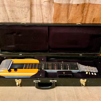 ~1955 Aloha Cast Aluminum 8 String Lap Steel Guitar image 2