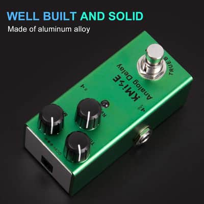 Kmise Analog Delay Electric Guitar Effects Pedal Mini Single Type DC 9V True Bypass image 2