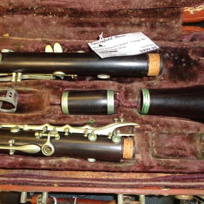 vintage Evette Schaeffer Buffet-Crampon Paris wooden clarinet AS IS For parts or repair project image 4