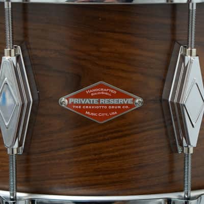 Craviotto 6.5x14" Private Reserve Bubinga Snare Drum image 2
