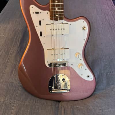 2002 Fender Japan CIJ JM66-80 BMT Jazzmaster Burgundy Mist Matching Headstock Rare Color #12/120, Recent Refret image 9