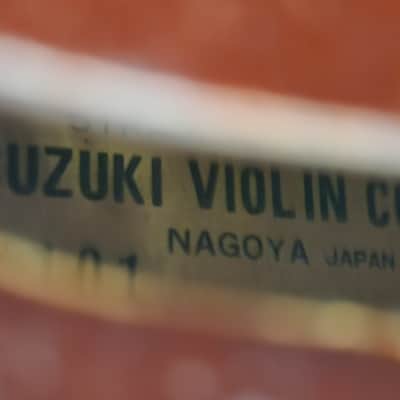 Kiso Suzuki No.101 Stradivarius Copy 3/4 Violin Nagoya Japan 1975 image 7