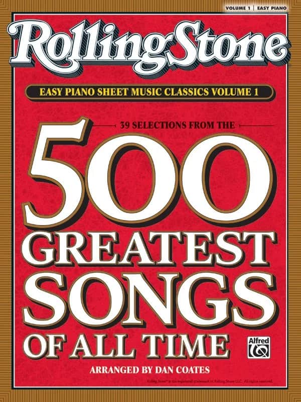 <i>Rolling Stone</i>® Easy Piano Sheet Music Classics, Volume 1: 39 Selections from the 500 Greatest Songs of All Time image 1
