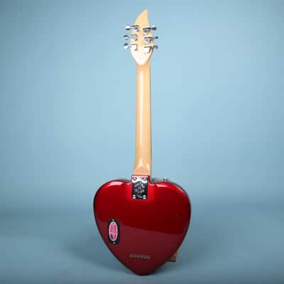 Daisy Rock Heartbreaker Short Scale Red Heart Electric Guitar image 13