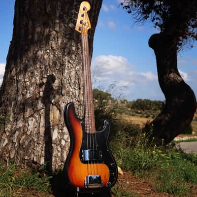 Fender Precision Bass Rosewood Fretboard 1977 | Sunburst image 22