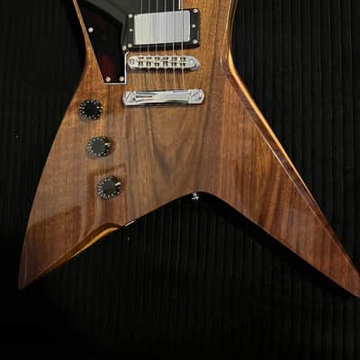 Dunable Evil Instruments Claudio Sanchez Signature The Jackhammer Left-Handed 2025 - Present Natural Walnut image 2