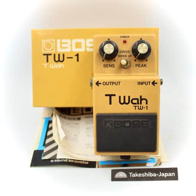 Boss TW-1 T Wah With Original Box 1985 Made in Japan ACA Vintage Guitar Effect Pedal 612800 image 1