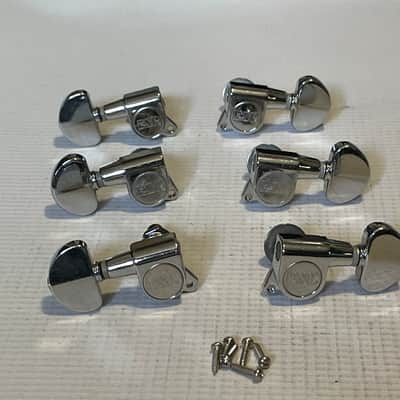 2000's ESP Model Guitars Chrome 3x3 Tuners Tuning Pegs Machine Heads image 2