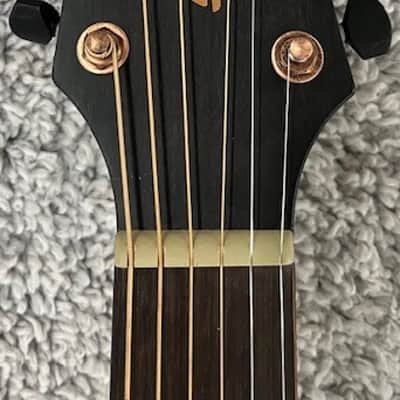 Breedlove Rainforest S Concert Abyss CE African Mahogany Acoustic Electrc Guitar image 5