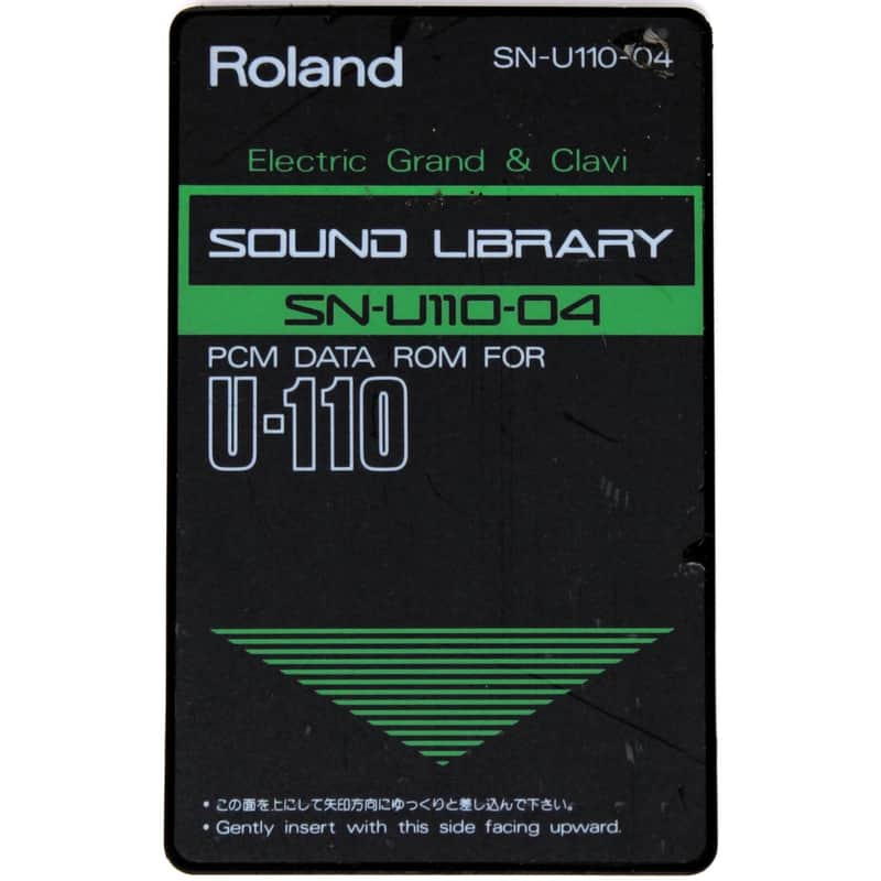 Roland SN-U110-04 Electric Grand & Clavi Sound Library Rom Card For U-110 U-220 image 1