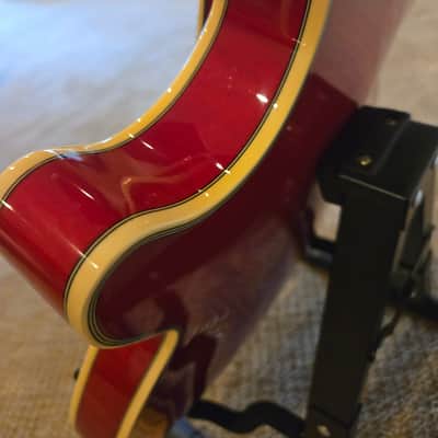 D'Angelico Excel EX-SS Semi-Hollow with Stop-Bar Tailpiece, 2018 - Cherry image 8