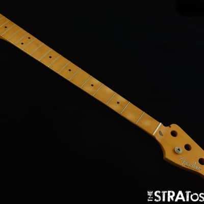 FOR REPAIR 2019 Fender 50s Road Worn Precision P BASS NECK Parts Maple image 2