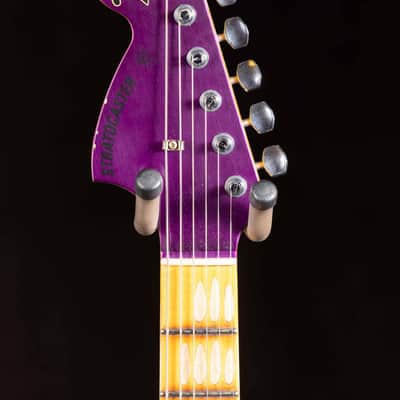 Fender Custom Shop 69' Stratocaster Reverse Headstock - Heavy Relic Purple Metallic (New) image 3