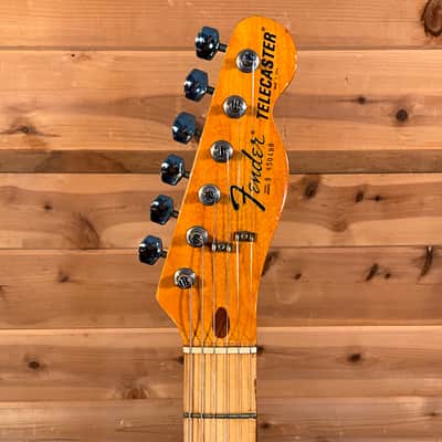 Fender 1980-1981 Standard Telecaster Electric Guitar USED - Red image 3