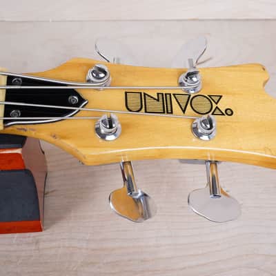Univox Hi-Flier Phase 4 Bass MIJ 1970s Sunburst Vintage Japan w/ Bag image 3