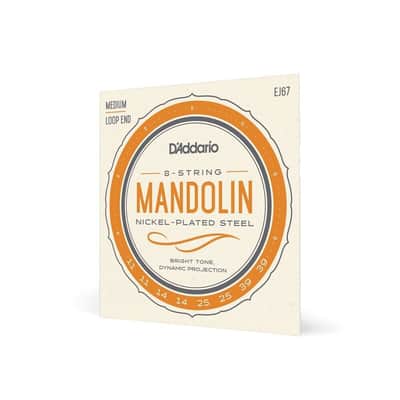 D'Addario 11-36 Medium 8 String NPS Mandolin Strings - EJ67 image 2