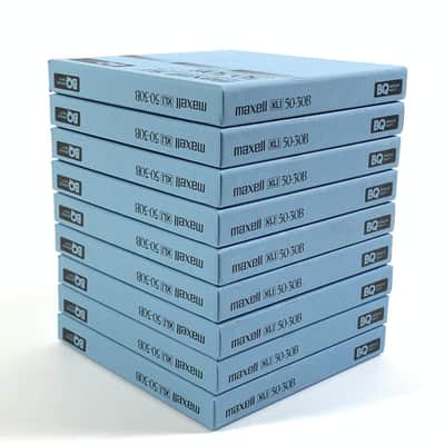 Maxell XLI 50-30B BQ Open Reel Tape Black Lot of 9　TGHM image 6
