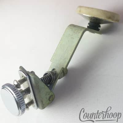 *Rogers White Felt Muffler Snare/Tom/Floor Powertone/Dyna Chrome Vintage 60s-70s image 1