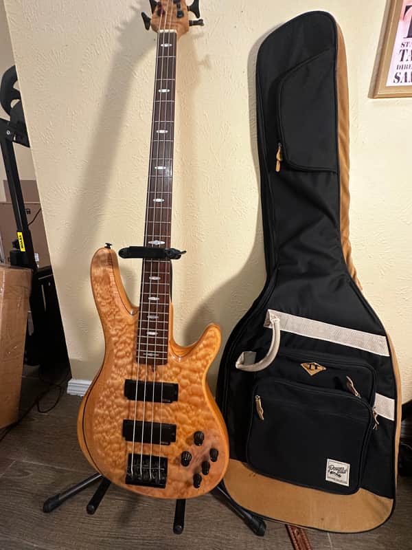 Yamaha TRB1005J 5-String Natural Quilt | Reverb