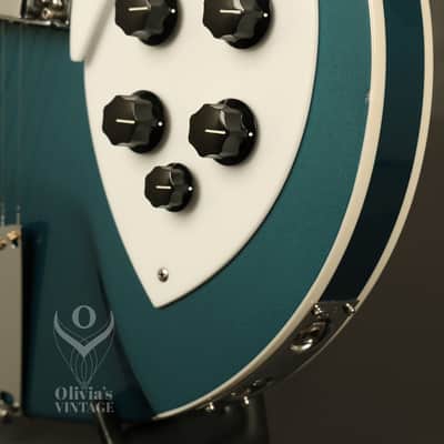 1996 Rickenbacker 360V64 Turquoise image 7